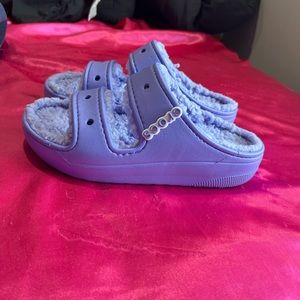 Brand new Classic Cozzzy Crocs moon jelly